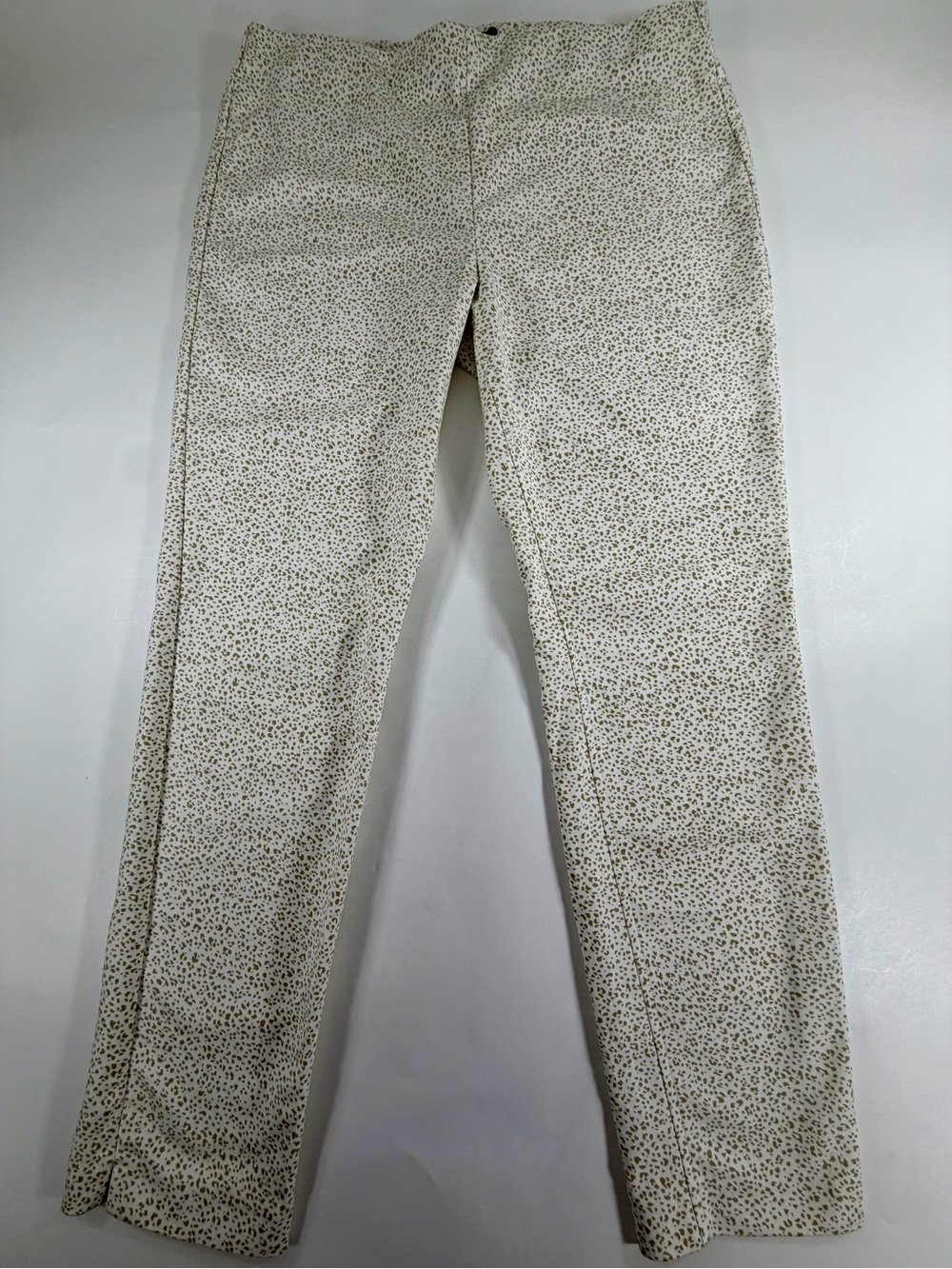 Crosby Springfield Animal Print Straight Leg Trousers‎ Career Pants Womens 12